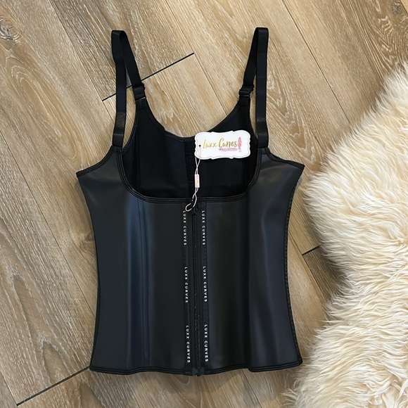 NWT Luxx Curves Double Compression Vest Sculpt Your Body Waist Trainer Size XL - Picture 1 of 8